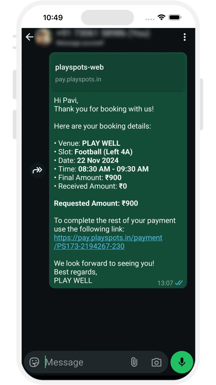 M-Pay Guaranteed Bookings Pre-Payment Collection